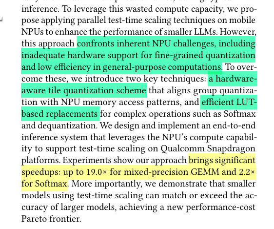 llm decode GEMV underutilization on npu matrix unit