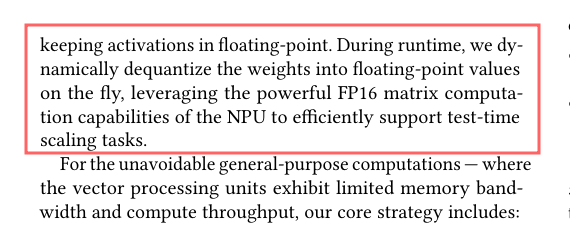 mixed precision dequantization approach - 4bit to fp16 in flight